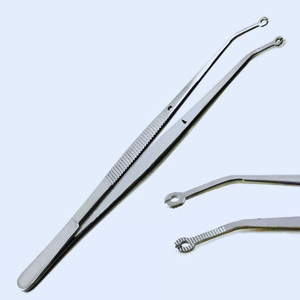 Ensemble de pinces chirurgicales dentaires manuelles, argentées, à poignée moletée, instruments manuels de classe I, instruments chirurgicaux dentaires - Product Image 4