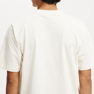 Cropped Style Wholesale <b>Men's</b> T-Shirt With Custom Logo New Design High Quality Solid White Color <b>Men</b> Crop T Shirts - Product Image 4