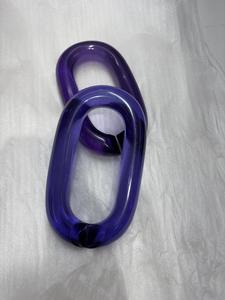Chaîne multi-liens grande taille en résine transparente épaisse et fine, faite à la main, style art populaire, pour décoration maison, bureau, chambre - Vente en gros de haute qualité - Product Image 4