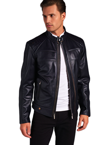 Nouvelle arrivée, veste en cuir imperméable de haute qualité, séchage rapide, personnalisable, tendance, style rétro de course, motocross, pour hommes - Product Image 1