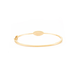 Custom Design Wholesale High Quality Turquoise & Diamond Stackable Halo <b>Bangle</b> & Bracelet 14K Yellow <b>Gold</b> Birthstone Jewelry - Product Image 6