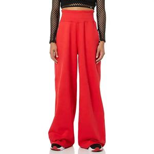 Surdimensionné-polaire respirant personnalisé fabriqué en usine femmes poche décontracté Yoga ample-Baggy Longed pantalons de survêtement Sport pantalon pantalon - Product Image 4