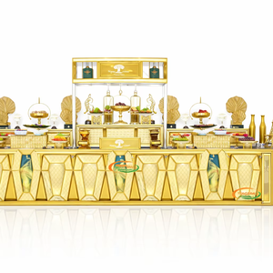 Comptoir de mariage pour la présentation de la cuisine de prestige et de la cuisine traditionnelle - Product Image 1
