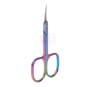 Tijeras de Acero Inoxidable Curvas para Manicura, Estilo Único, para el Cuidado de las Uñas, Cortacutículas, Eliminación de Piel Muerta, Herramienta de Belleza - Product Image 4