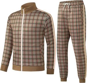Survêtements décontractés haut de gamme pour hommes, ensembles de jogging à manches longues, ensembles de survêtements, vestes et pantalons de survêtement, ensemble 2 pièces, survêtement personnalisé - Product Image 1