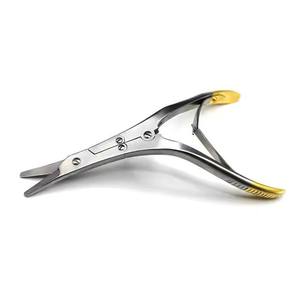 Ciseaux à septum robustes Caplan, demi-or, double action, angulés, en carbure de tungstène, pour chirurgie, par Dentavex - Product Image 6