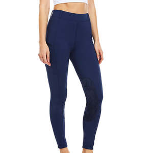 Leggings de equitación para mujer, elásticos en 4 direcciones, de compresión, con asiento completo, de talle alto, con cierre de gancho y bucle estándar internacional - Product Image 2