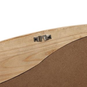 Espejo de Pared de Forma Orgánica Moderna, Espejo Decorativo con Marco de Madera Maciza, Espejo de Vidrio Hecho a Mano, Decoración Asimétrica para el Hogar - Product Image 3