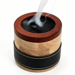 Quemador de Incienso Mubkhar de Bambú Hecho a Mano, Ecológico, Anti-Olores, para Fragancia y Decoración con Oud Bakhoor - Product Image 4