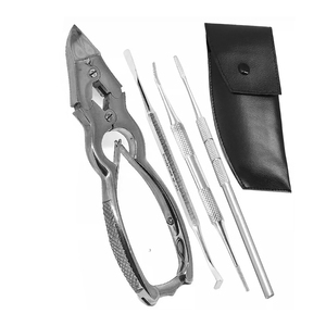 Instrumentos de Podología Antideslizantes: Cortaúñas, Tijeras para Cutículas, Limas de Uñas, Empujadores de Cutículas, Herramientas para el Cuidado de las Uñas - Product Image 1