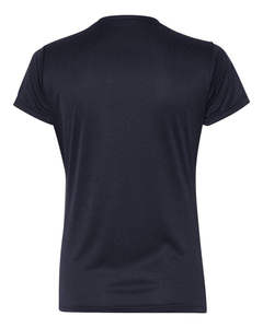 Camiseta de Manga Corta para Mujer, Ecológica, con Estampado Personalizado, en Negro, Gris y Beige, de Algodón, Corte Regular, Informal - Product Image 6