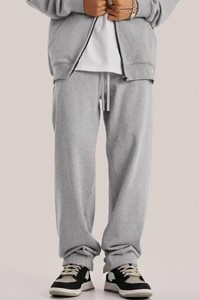 Nouveau pantalon cargo évasé décontracté pour homme 100 % coton, coupe ample, style délavé, tendance actuelle - Product Image 5