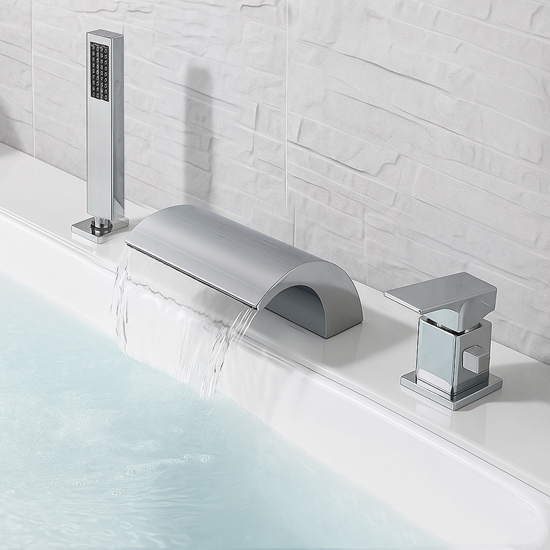 Electroplated American-style water outlet set of three