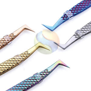 Pince à épiler de précision haut de gamme en acier inoxydable pour cils et bijoux avec logo personnalisé - Product Image 6