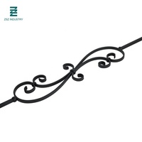 2013 Chine fabricant Double panier escalier balustre en fer forgé en gros pour fer clôture porte rampes escalier