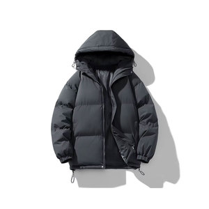 Veste matelassée légère isolée pour hommes de haute qualité coupe-vent chaud hiver randonnée col montant personnalisable Service OEM - Product Image 5