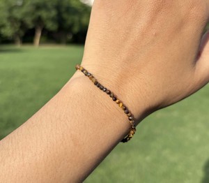 Natural Tiger Eye Faceted Beads 925 Sterling <b>Silver</b> <b>Adjustable</b> Brown Gemstone Trendy Wedding & Party <b>Bracelet</b> Wholesale Jewelry - Product Image 1