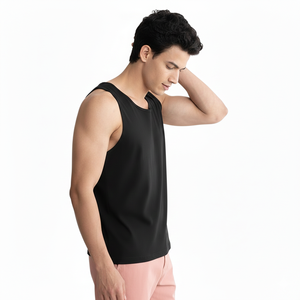 Nouvelle Arrivée Débardeur Homme Grande Taille Noir Respirant Écologique Séchage Rapide Tricoté Manches Longues - Product Image 2