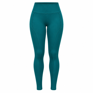 Leggings Deportivos de Cintura Media para Mujer, de Secado Rápido, con Efecto Levanta Glúteos, Compresión Elástica, Sin Costuras, para Yoga y Gimnasio - Product Image 6