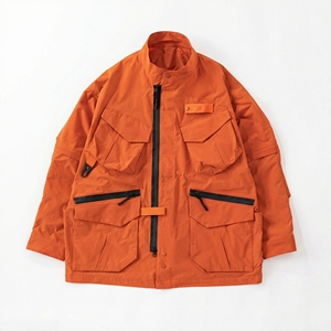 Chaqueta Táctica de Alta Visibilidad Naranja |   Chaqueta de Campo Ligera con Múltiples Bolsillos |   Fabricante OEM de Artículos de Supervivencia y Aire Libre - Product Image 1