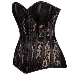 Women's SIHE Polyamide Shapers Corset Top Push Bra Zipper Closure Slimming Waist Firm Medium Control Eco-Friendly Breathable - Product Image 4