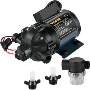 Pompa Acqua Marina Autoadescante 12V DC 7 GPM 60 PSI Max 10 FT di Sollevamento con Filtro Universale per Acqua Salata e Valvola EPDM, Pompa di Lavaggio - Product Image 1