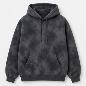 Sweat à capuche thermique sport pour homme, coupe ample, couleur unie, en coton de haute qualité, grande taille, collection 2026 - Product Image 6