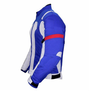 Blouson de moto unisexe en cuir coupe-vent à manches longues, color-block, grande taille, séchage rapide, respirant, toutes saisons, pour adulte - Product Image 5