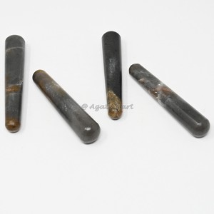 หินอัญมณีสำหรับนวดกึ่งมีค่างานฝีมือทับทิม zoisite สำหรับผ่อนคลายและสบาย - Product Image 5