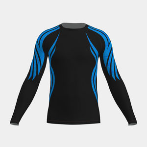 Camiseta de compresión de manga larga para hombre, Rash Guard Legal Ranked para BJJ MMA, Top de grappling, Mercado mayorista de EE. UU. y Europa - Product Image 4