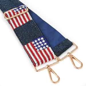 Beaded Shoulder Strap Seed Bead Purse Handle Crossbody Bag Belt Game Day Sports Team <b>Accessory</b> Replacement Sash <b>Handbag</b> Supplies - Product Image 4