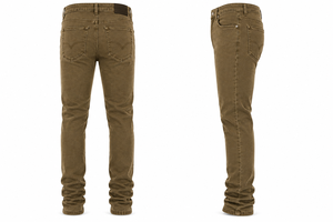 Ahint Industries – Jean en denim pour homme, coupe slim, taille mi-haute, bleu vintage, décontracté, hiver, respirant, vente en gros - Product Image 2
