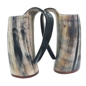 Authentic Handmade Drinking Horn <b>Mug</b> From India - Product Image 1
