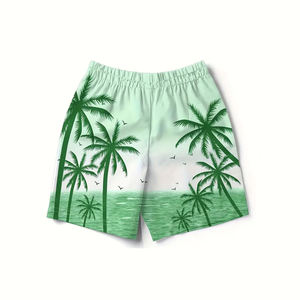 Quick Dry Breathable Sublimation Printing Custom <b>Board</b> Shorts with Pocket Men's Fashion Swim Jogging Shorts - Product Image 1