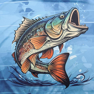 Camiseta de Pesca Personalizada Transpirable con Cuello Redondo para Hombre, Sublimada, de Manga Larga, Protectora, para Caza, Verano 2026 - Product Image 6