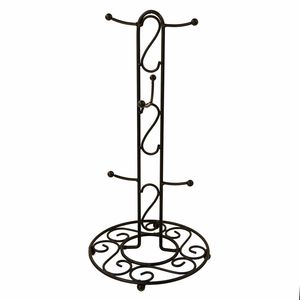 Support de tasse en fer de luxe conçu avec des bords lisses pour un rangement suspendu sans rayures et une finition haut de gamme - Product Image 4