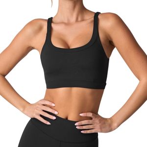 เสื้อชั้นในกีฬาสำหรับผู้หญิง ออกกำลังกาย ฟิตเนส โยคะ ไร้ตะเข็บ ยืดหยุ่น กระชับ รองรับท่าทาง รับผลิตตามแบบ พร้อมโลโก้ OEM ขายส่ง - Product Image 3