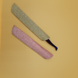 Angled Eyelash Tweezers Stainless Steel Smooth Tip <b>Precision</b> <b>Tool</b> Red Handle designed to provide better visibility and access - Product Image 5
