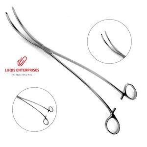Pinza de Resección Anterior Foss, Forma de S, Mordazas Lisas, Pinza Quirúrgica Intestinal, Acero Inoxidable, Instrumento Médico Quirúrgico - Product Image 1