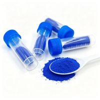 Peptida Tembaga Biru 99% GHK-Cu Kemurnian Tinggi Bahan Baku Kosmetik Bubuk Larut Air C14H21CuN6O6 Kemasan 1g Jaminan Kualitas WV