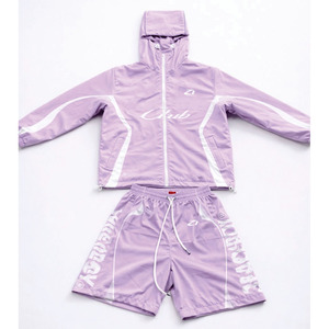 Custom High Quality Embroidery <b>Patch</b> logo <b>Shorts</b> Tracksuit Windbreaker Set Lightweight Nylon Patchwork Summer Tracksuit Hoodies - Product Image 6