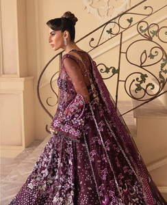 Tenue de mariage pakistanaise, robe de mariée brodée à la main Cutdana, robes longues de mariée pakistanaises en gros pour femmes - Product Image 4