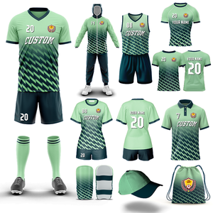 Conjunto de Camiseta de Fútbol para Adultos, Impresión Digital, 100% Poliéster, Secado Rápido, Duradero, Ligero, Uniformes Personalizados para Equipos, Cómodo y Deportivo - Product Image 1
