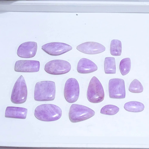 Kunzite Quartz Loose Gemstone High Quality Natural Jewelry Making Cabochon <b>Top</b> Selling 10-60mm Customizable Shapes - Product Image 1