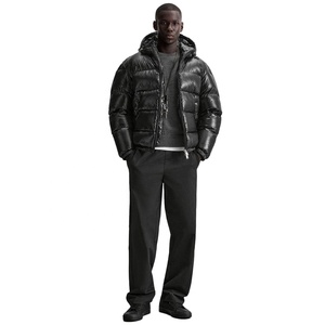 Veste polaire ultra-légère pour hommes, dernière conception pour les activités de plein air d'hiver, à capuche décontractée, imprimée sur mesure, de haute qualité, vente en gros - Product Image 5