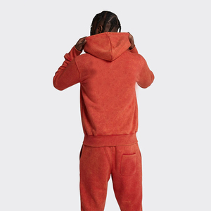 Sweat à capuche unisexe en polaire respirant et léger, style streetwear vintage, personnalisé, pour homme, hiver, effet délavé - Product Image 3