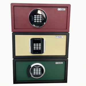 <span class=keywords><strong>Coffre</strong></span>-fort d'hôtel Yosec 15 pouces pour ordinateur portable avec 1 000 points d'accès et historique d'événements, clavier rétroéclairé, boîte de sécurité moderne et colorée pour chambre d'hôtes - Product Image 1