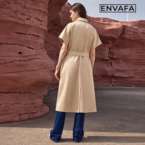Gabardina Personalizada al por Mayor, Fabricante OEM ODM, Gabardina Larga para Mujer, Gabardina Femenina de Lujo - Product Image 2