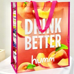 ISO9001 & BSCI <b>Reusable</b> Grocery Shopping Custom Brand Logo Laminated Non Woven Tote <b>Bag</b> with Handle OEM/ODM in Vietnam - Product Image 4