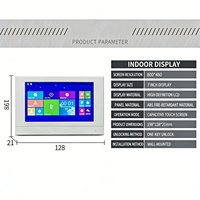Contrôle d'accès tactile de haute qualité à code QR, NFC, Bluetooth et détection de mouvement pour entrée/sortie, fourni directement par l'usine, OEM ODM